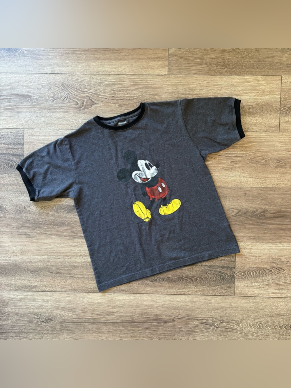 Disney Parks Grey Mickey Mouse Graphic Tee XL